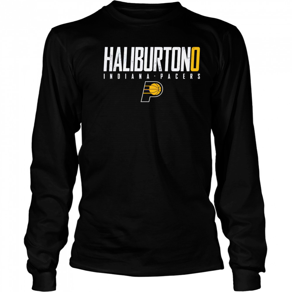 Tyrese Haliburton Indiana Pacers letter shirt Long Sleeved