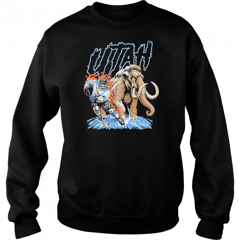 Utah Hockey Dt Essential Skeleton shirt Hoodie