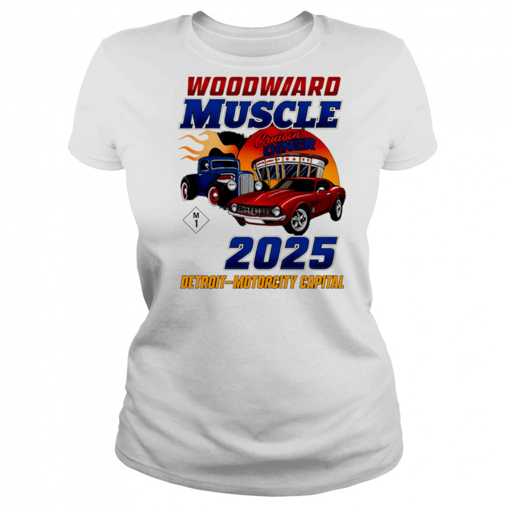 Woodward Muscle 2025 Detroit Motorcity Capital shirt Women's T-shirt