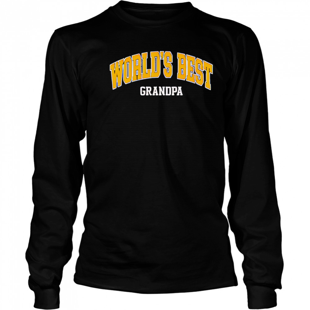 World’s best grandpa shirt Long Sleeved