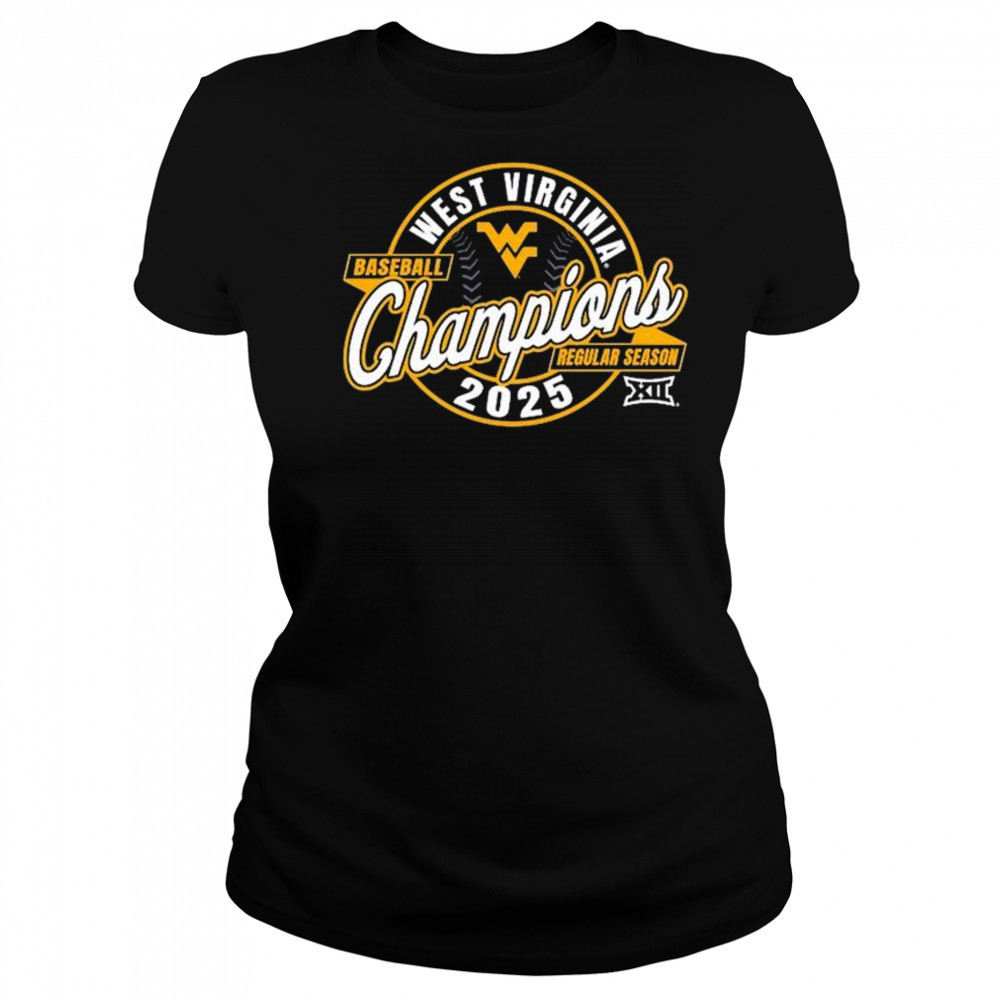 2025 West Virginia Mountaineers Big 12 Baseball Regular Season Champions t-shirt Women's T-shirt