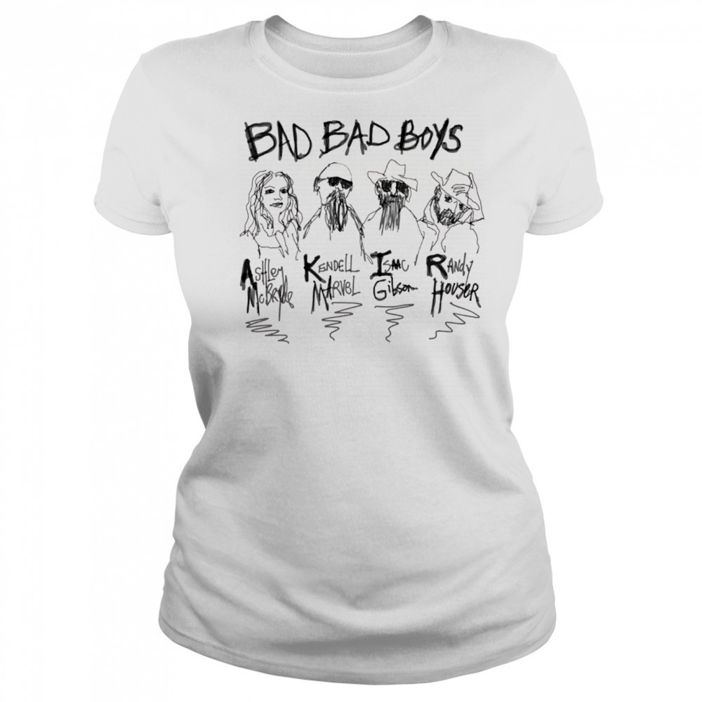 49 Winchester Bad Bad Boys Ashley McBryde Kendell Marvel Isaac Gibson Randy Houser Painting t-shirt Women's T-shirt