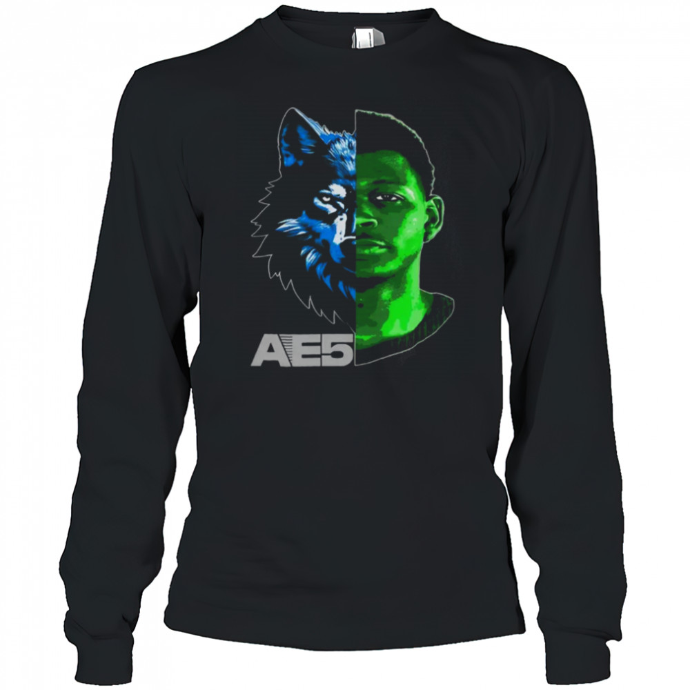 AE5 Anthony Edwards Minnesota Timberwolves Game Day Shirt Long Sleeved