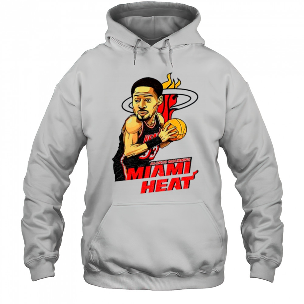 Alonzo Mourning Miami Heat NBA Basketball cartoon shirt Hoodie