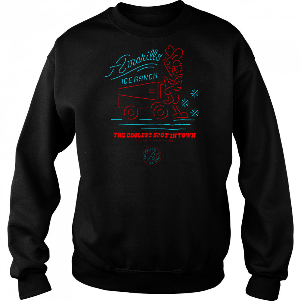 Amarillo Texas Tee Ice Ranch Vintage Style T Shirt Hoodie