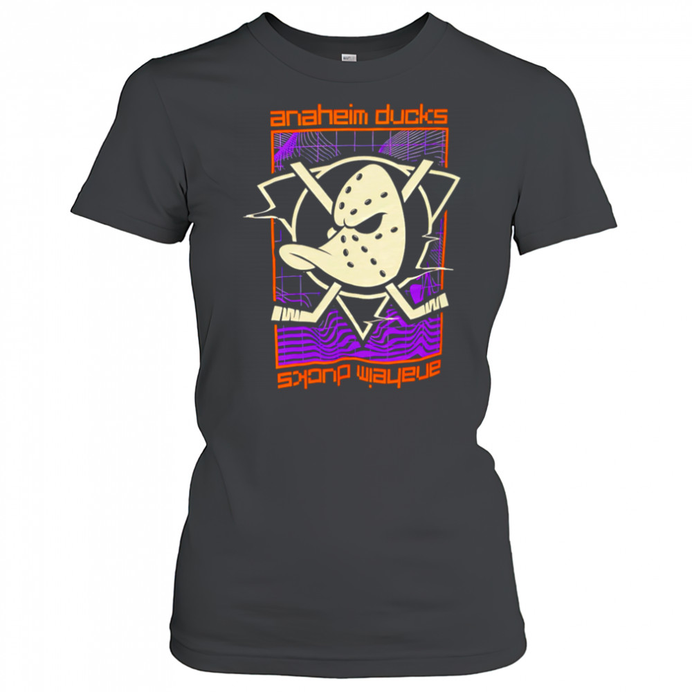 Anaheim Ducks reverse letters shirt Women's T-shirt