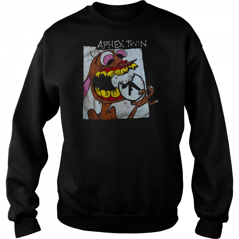 Aphex Twin Ren and Stimpy Mashup T Shirt Hoodie