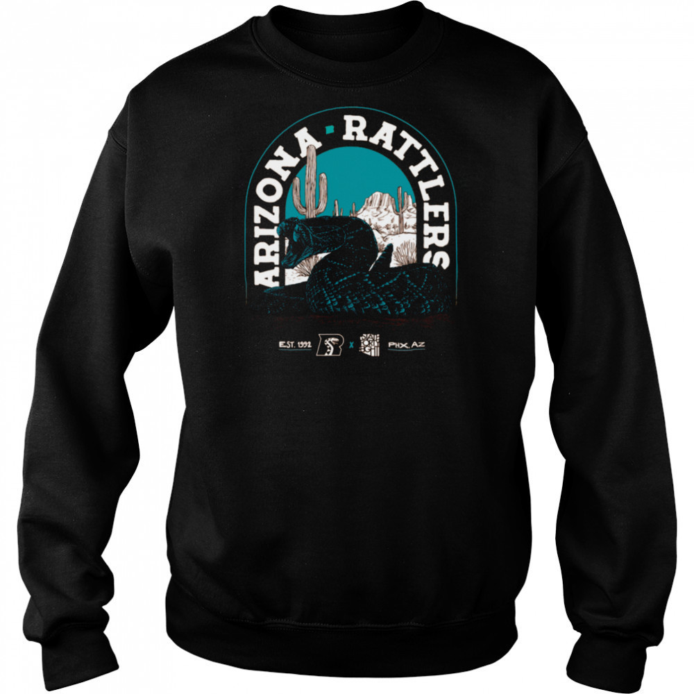 Arizona Rattlers EST 1992 T Shirt Hoodie