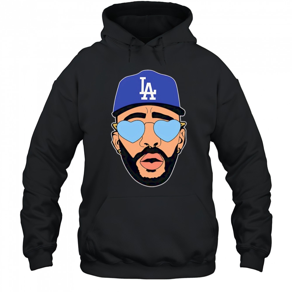 Bad Bunny Dodgers Big Head shirt Hoodie