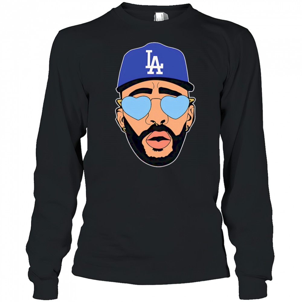 Bad Bunny Dodgers Big Head shirt Long Sleeved