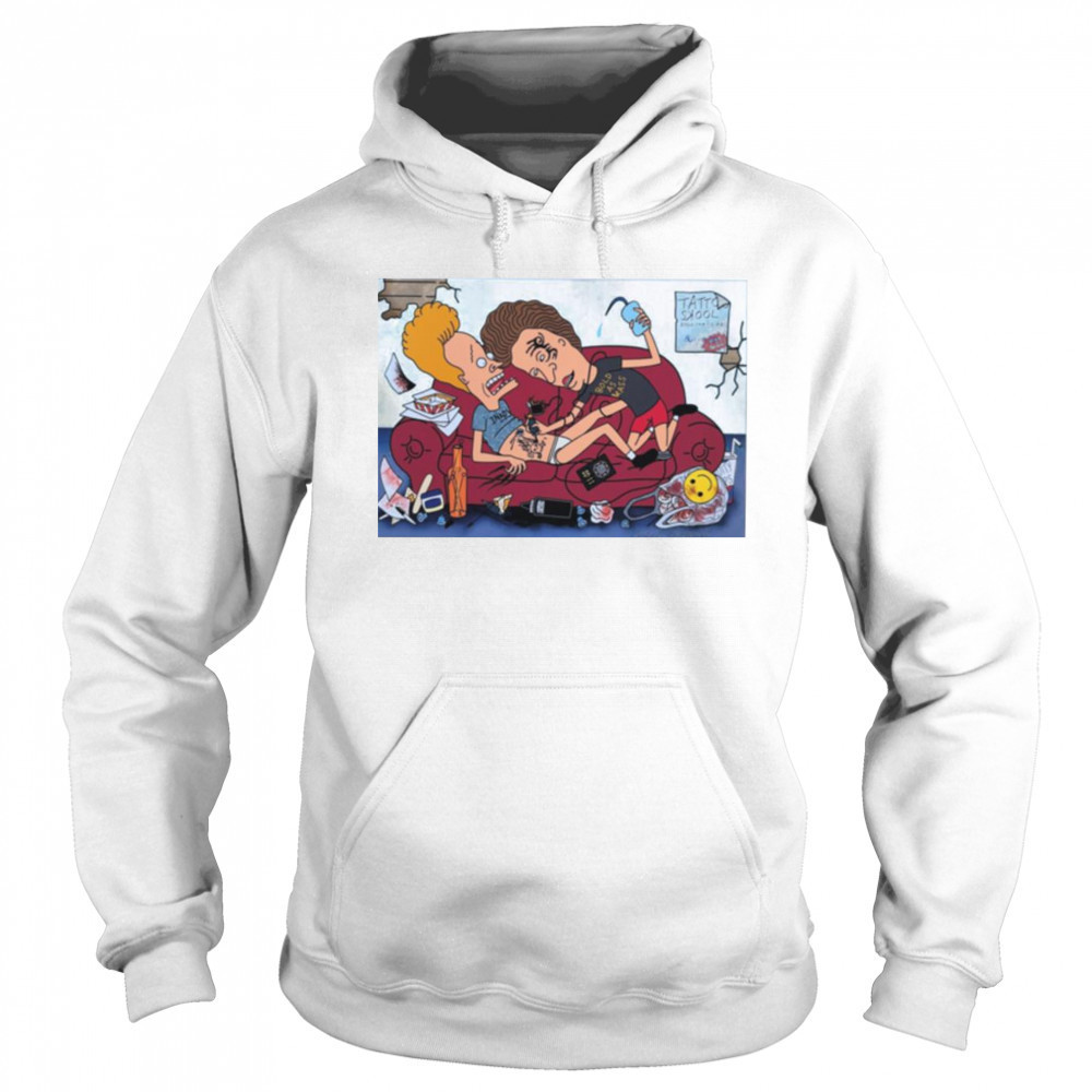 Beavis and Butt Head Tattoo Sxool Bold Ass Brass T Shirt Sweatshirt
