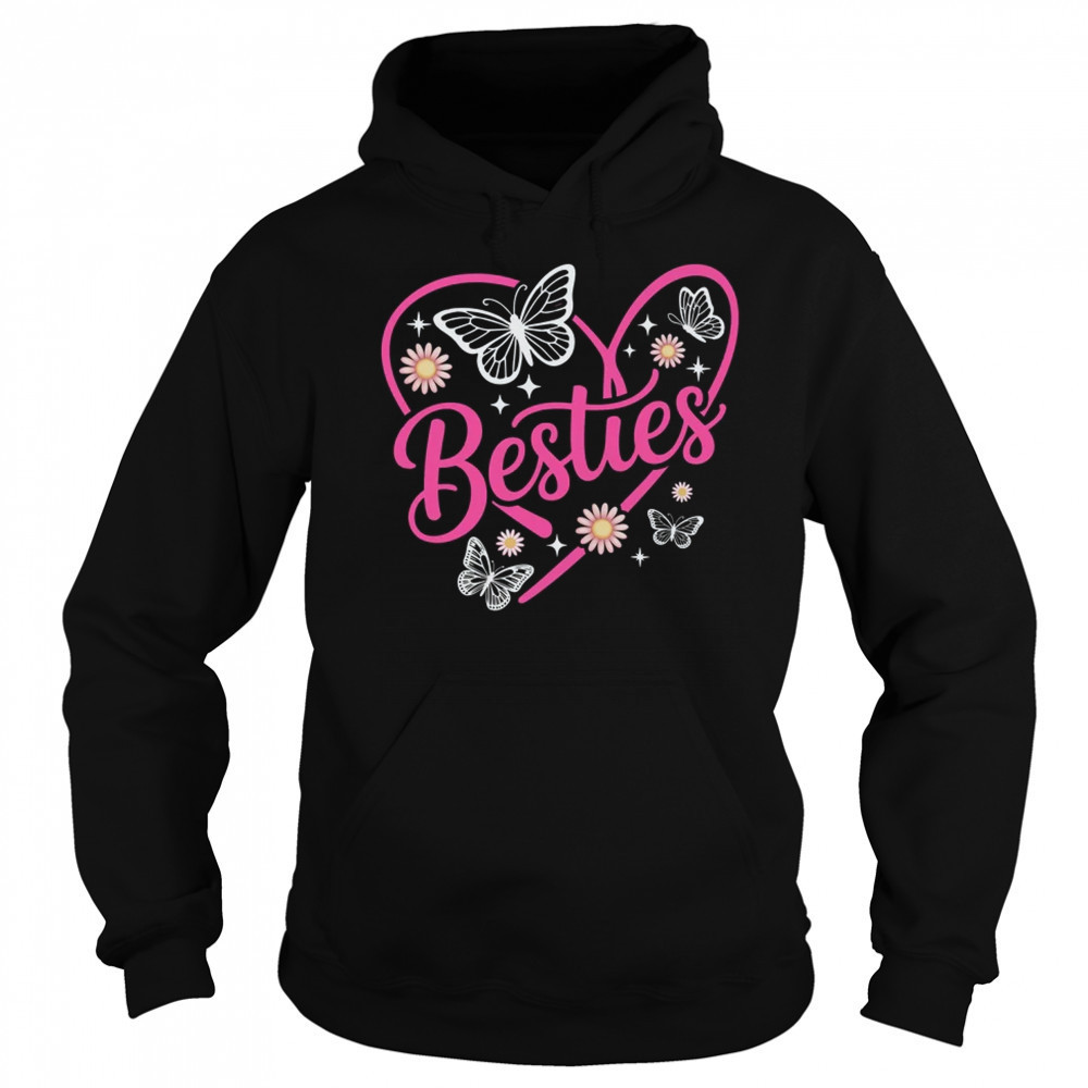 Besties BFF Bestfriends Heart Matching Girls Friends Bestie shirt Sweatshirt