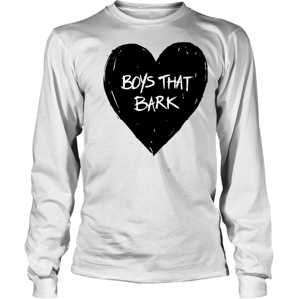 Boy That Bark Heart T-shirt Long Sleeved