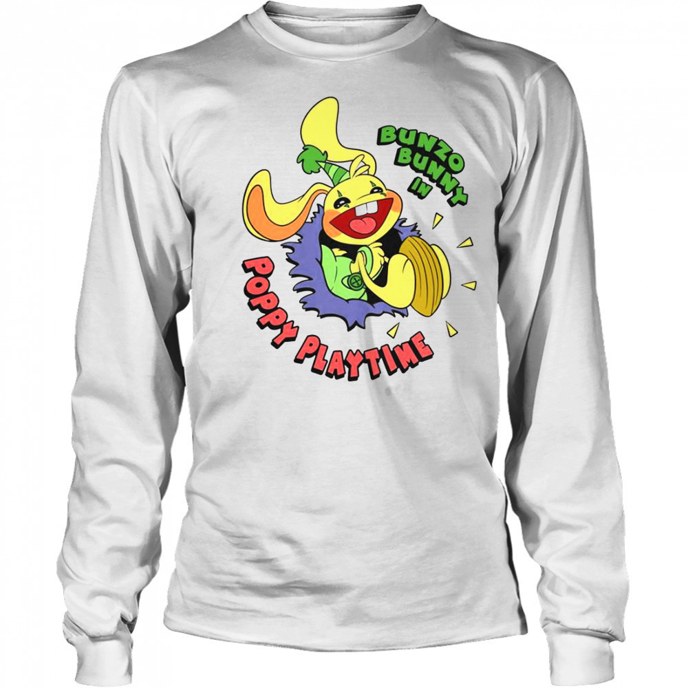 Bunzo Bunny In Poppy Playtime T-Shirt Long Sleeved