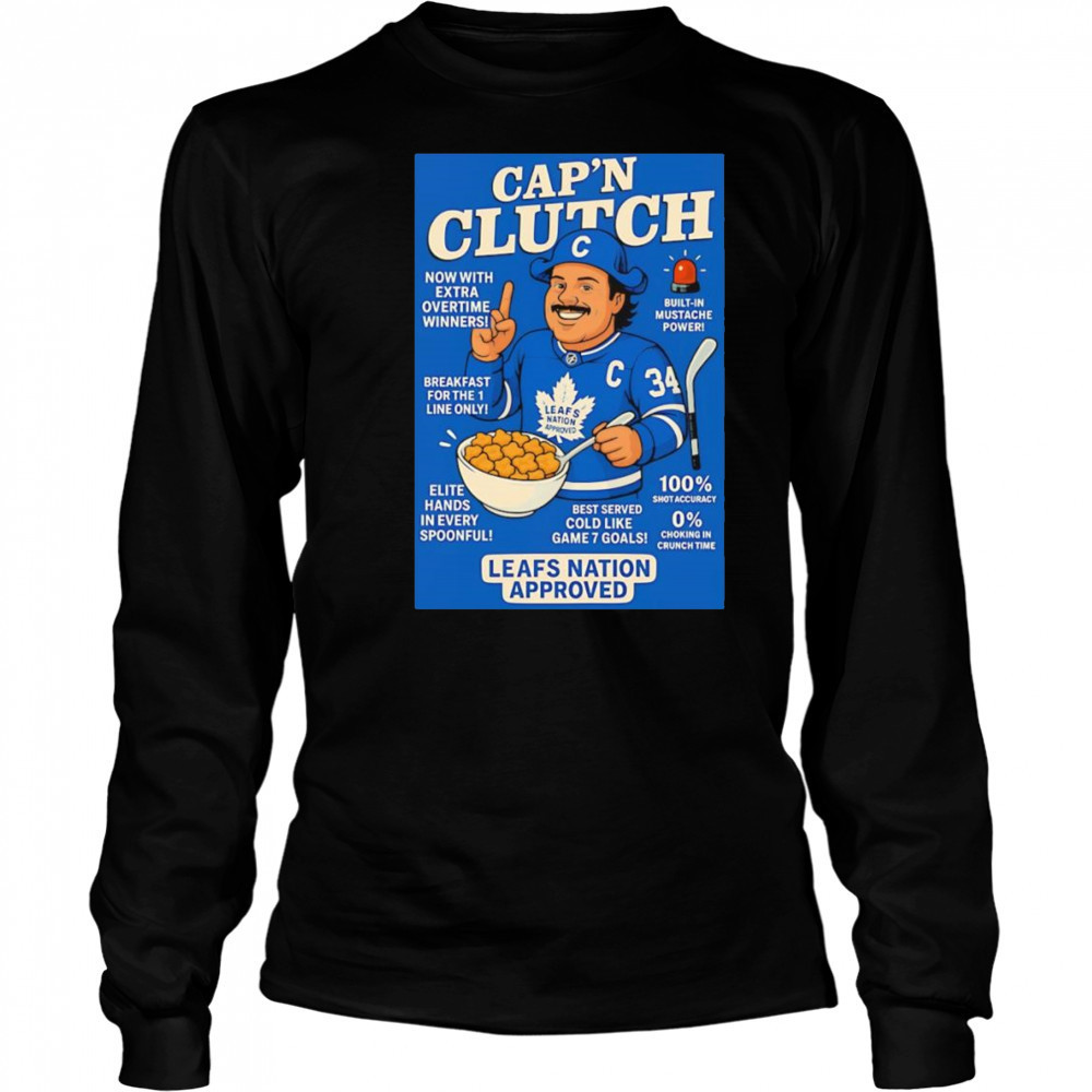 Capn Clutch Leafs Nationa Approved shirt Long Sleeved
