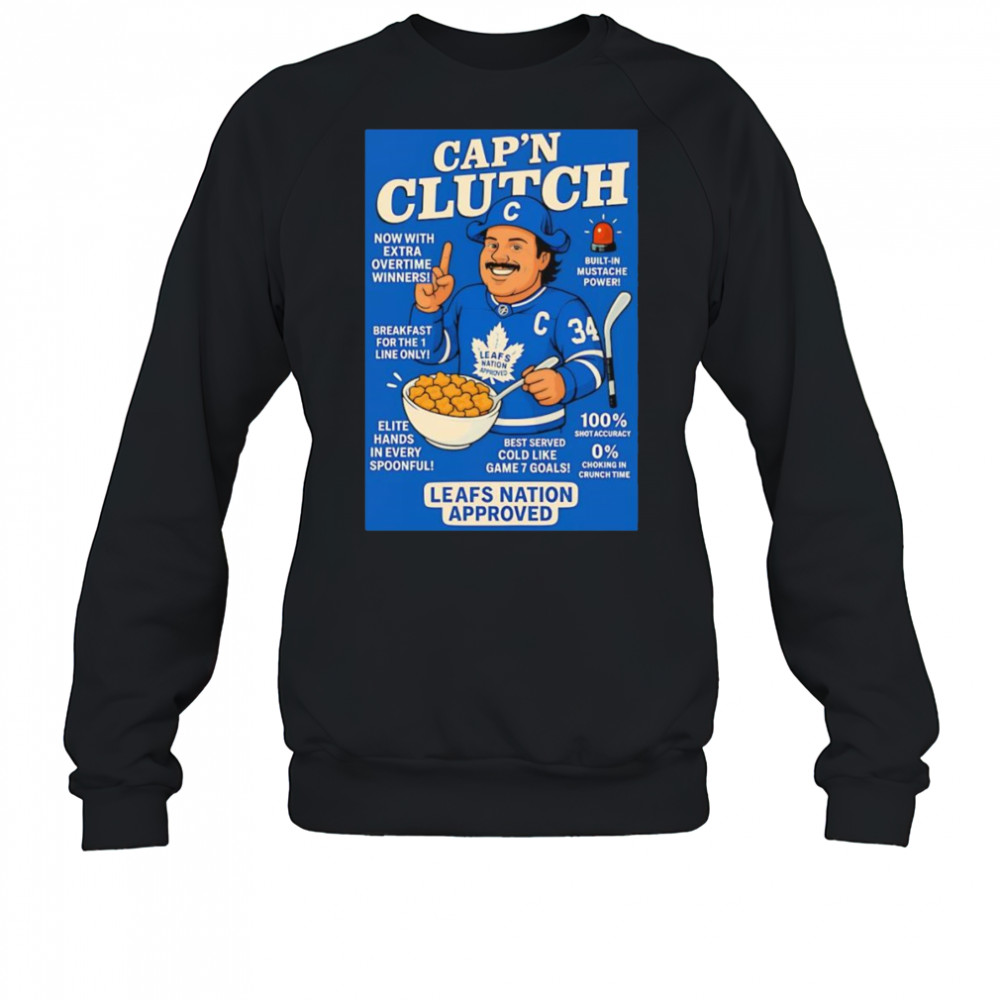 Capn Clutch Leafs Nationa Approved shirt Sweatshirt