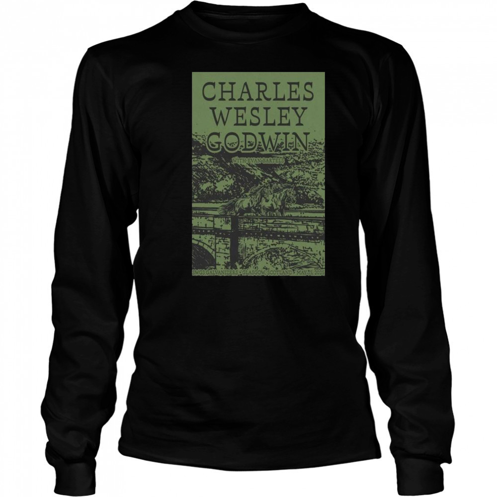 Charles Wesley Godwin SWG3 Galvanizers Glasgow UK May 15 2025 Tour t-shirt Long Sleeved