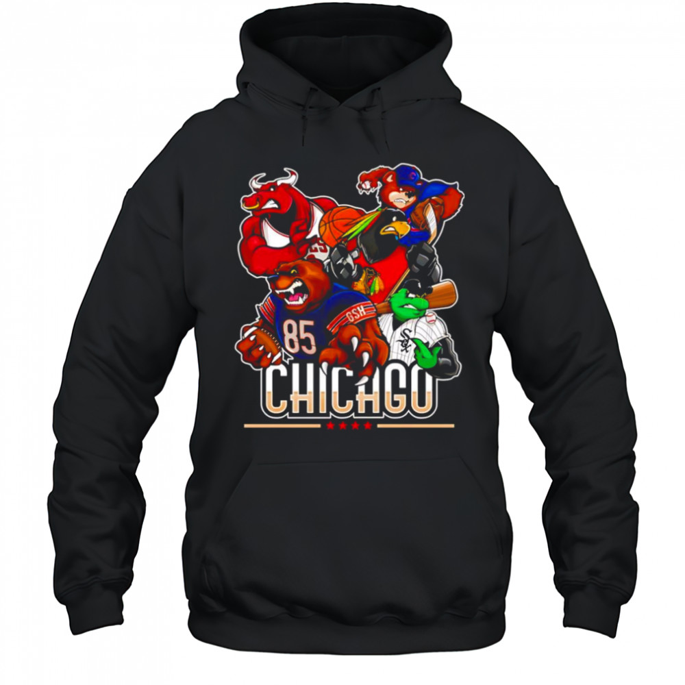 Chicago sports mascot shirt Hoodie