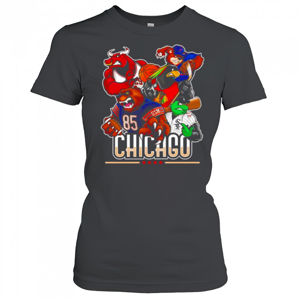 Chicago sports mascot shirt Women's T-shirt