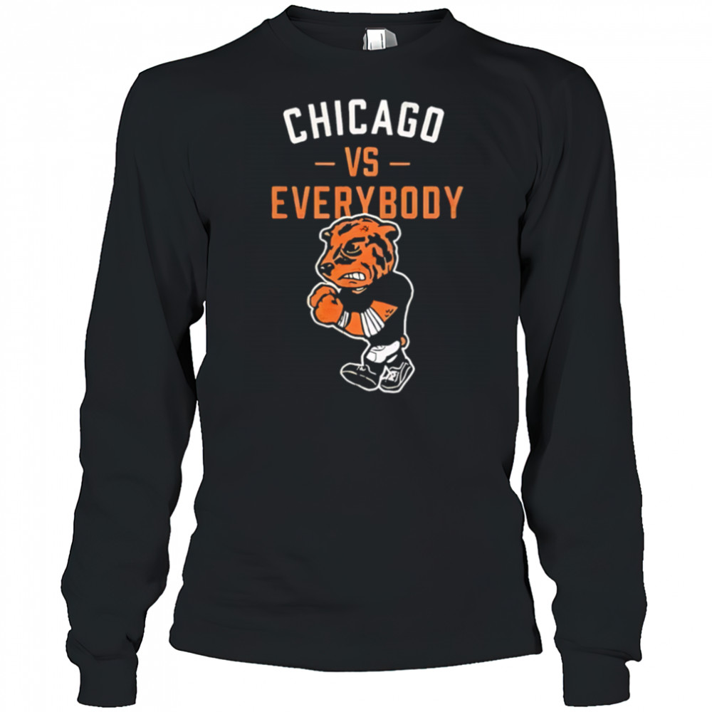 Chicago Vs Everybody Mascot shirt Long Sleeved