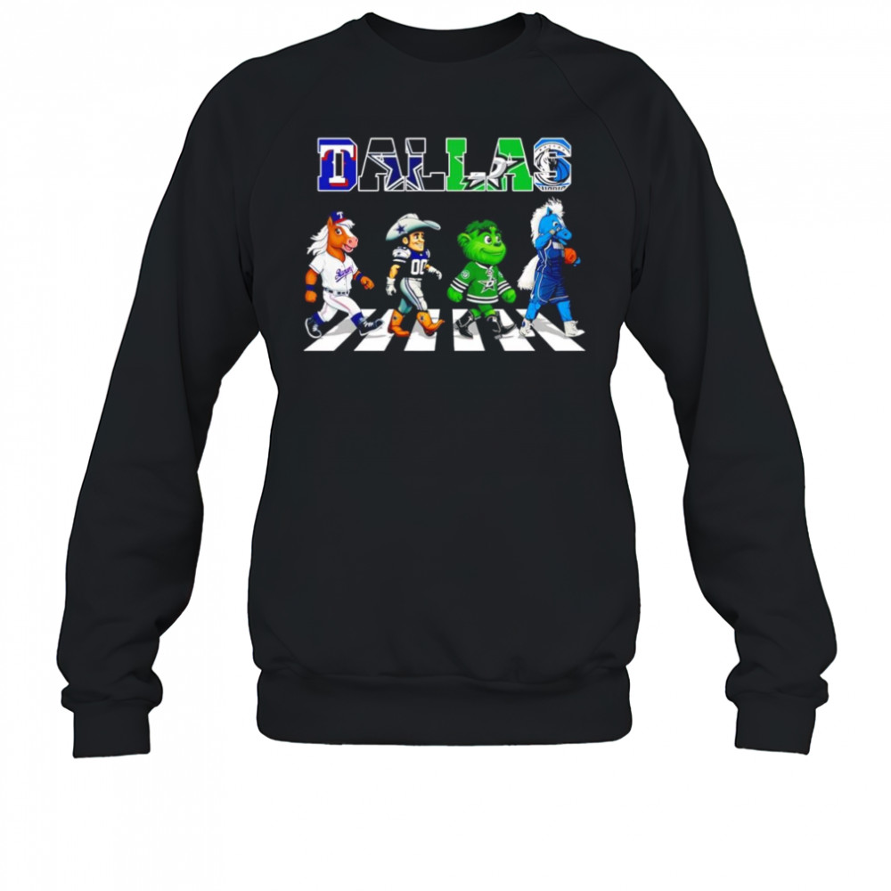 Dallas sports Abbey Road mascot shirt Sweatshirt