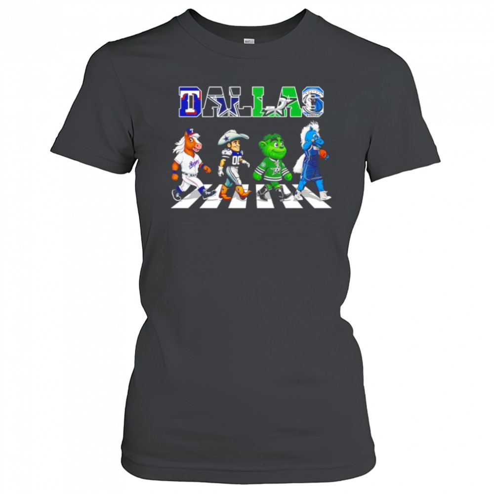 Dallas sports Abbey Road mascot shirt Women's T-shirt