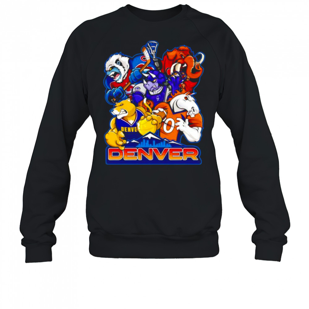 Denver sports mascots shirt Sweatshirt