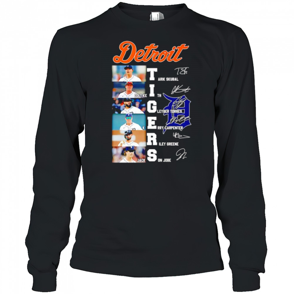 Detroit Tigers Tarik Skubal Colt Keith Gleyber Torres signature shirt Long Sleeved
