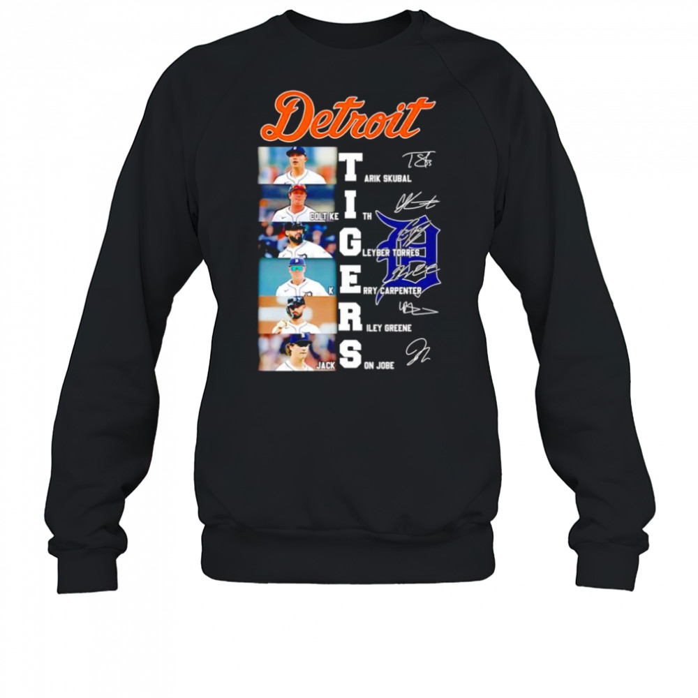 Detroit Tigers Tarik Skubal Colt Keith Gleyber Torres signature shirt Sweatshirt
