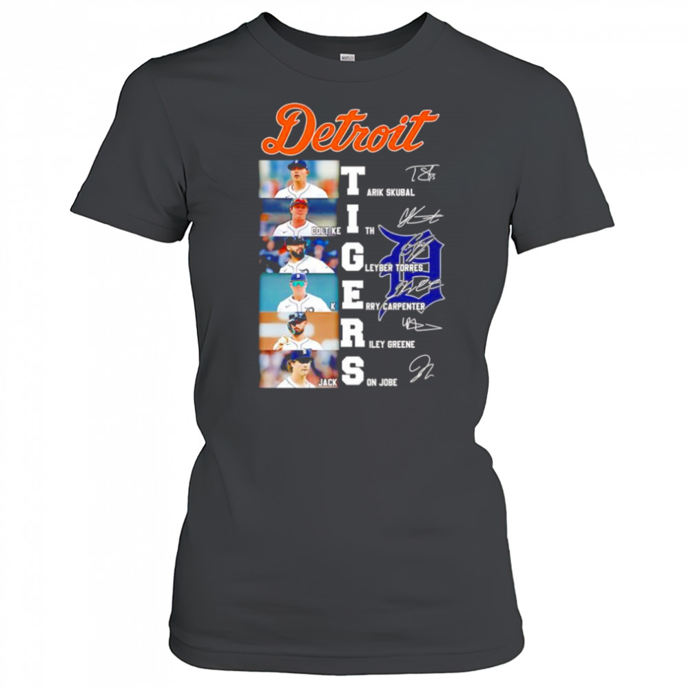 Detroit Tigers Tarik Skubal Colt Keith Gleyber Torres signature shirt Women's T-shirt