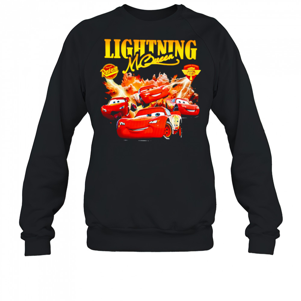 Disney Pixar Cars Lightning McQueen graphic shirt Sweatshirt