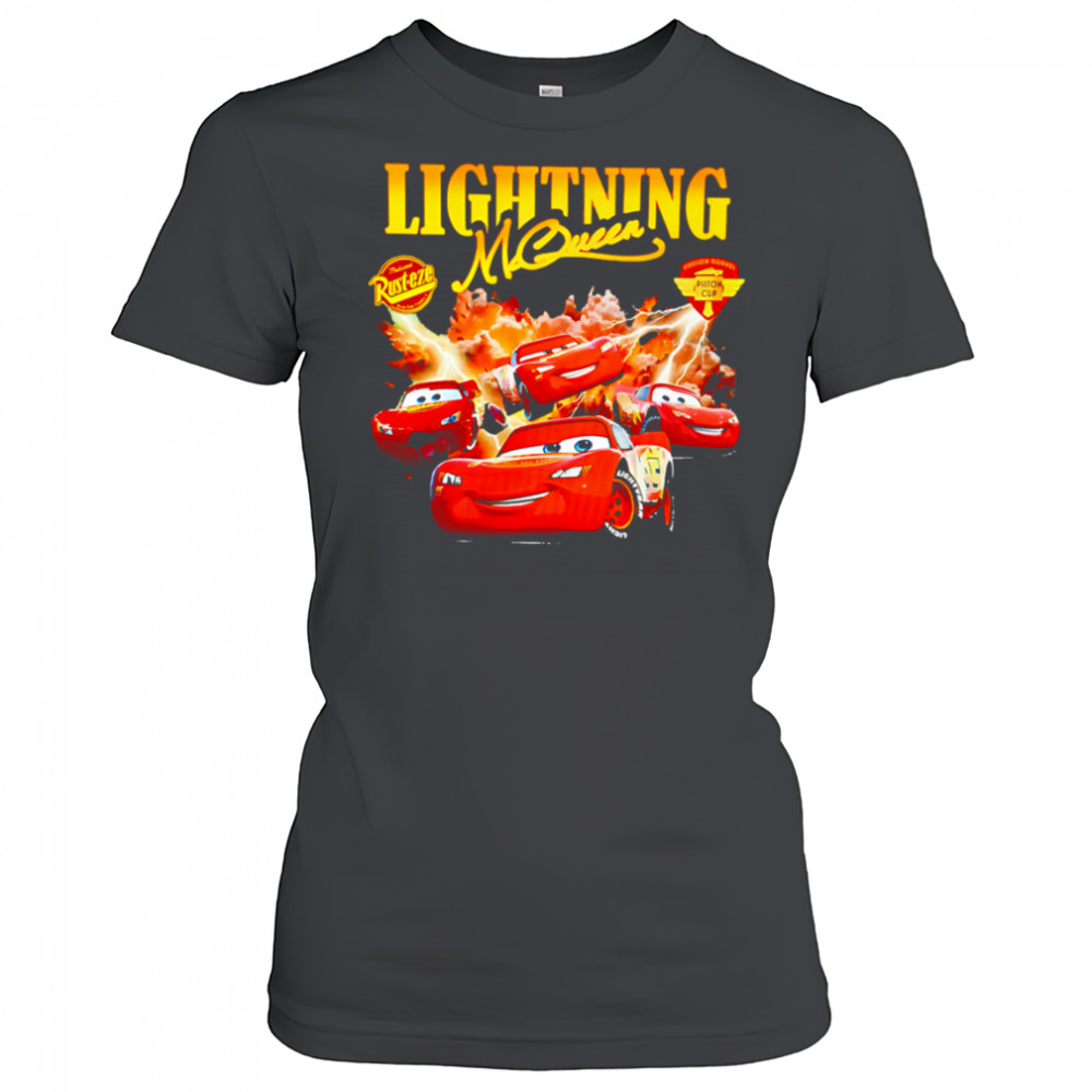 Disney Pixar Cars Lightning McQueen graphic shirt Women's T-shirt