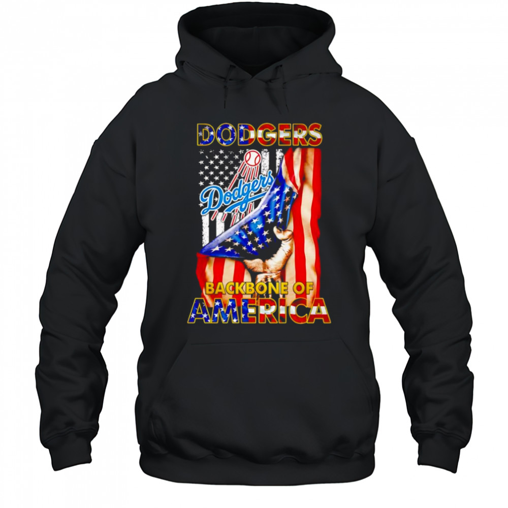 Dodgers backbone of America shirt Hoodie