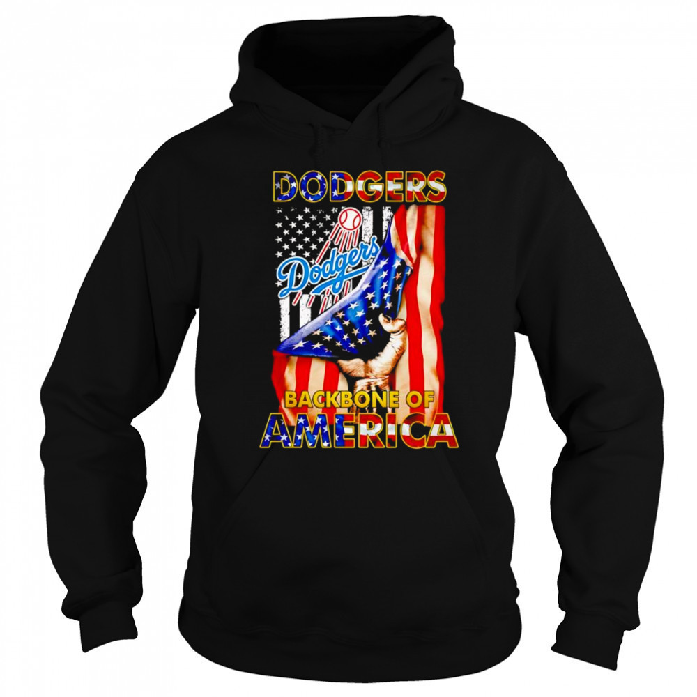 Dodgers backbone of America shirt Sweatshirt