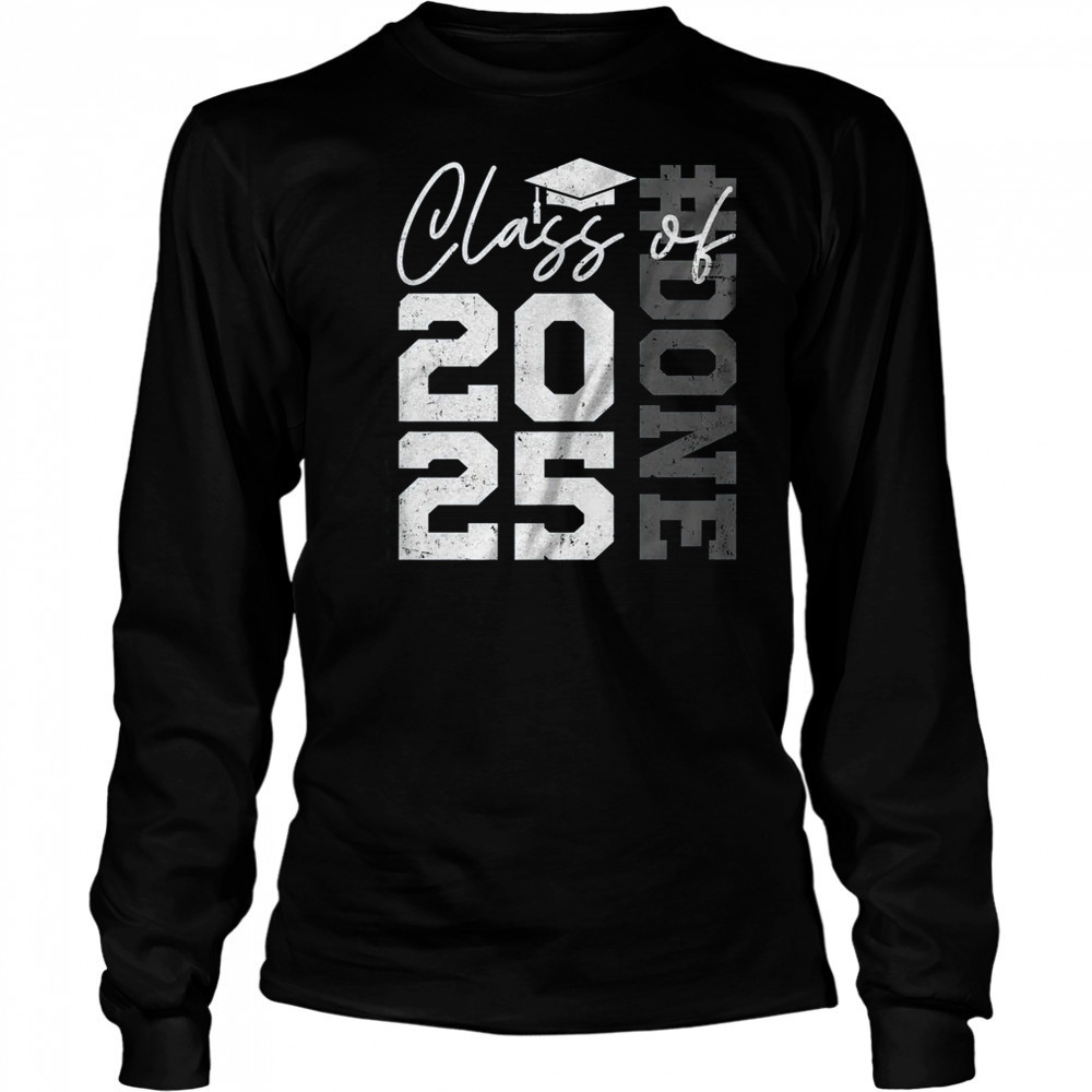 Done Class Of 2025 Graduate Funny 2025 Graduation Seniors shirt Long Sleeved