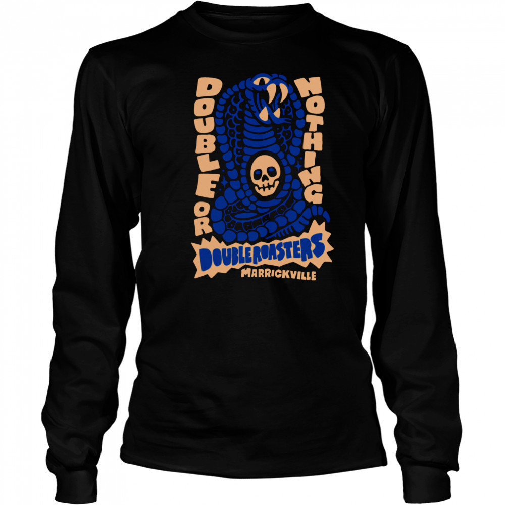 Double Roasters Marrickville Snake Graphic T Shirt Long Sleeved