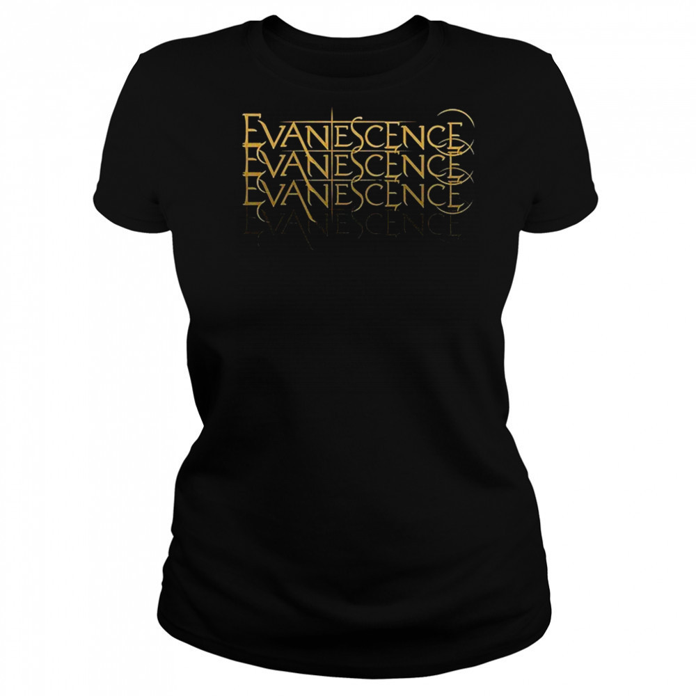 Evanescence Repeat Logo T-shirt Women's T-shirt
