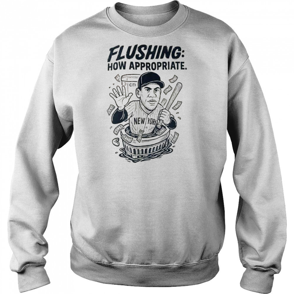 Flushing how appropriate Juan Soto New York baseball graphic t-shirt Hoodie