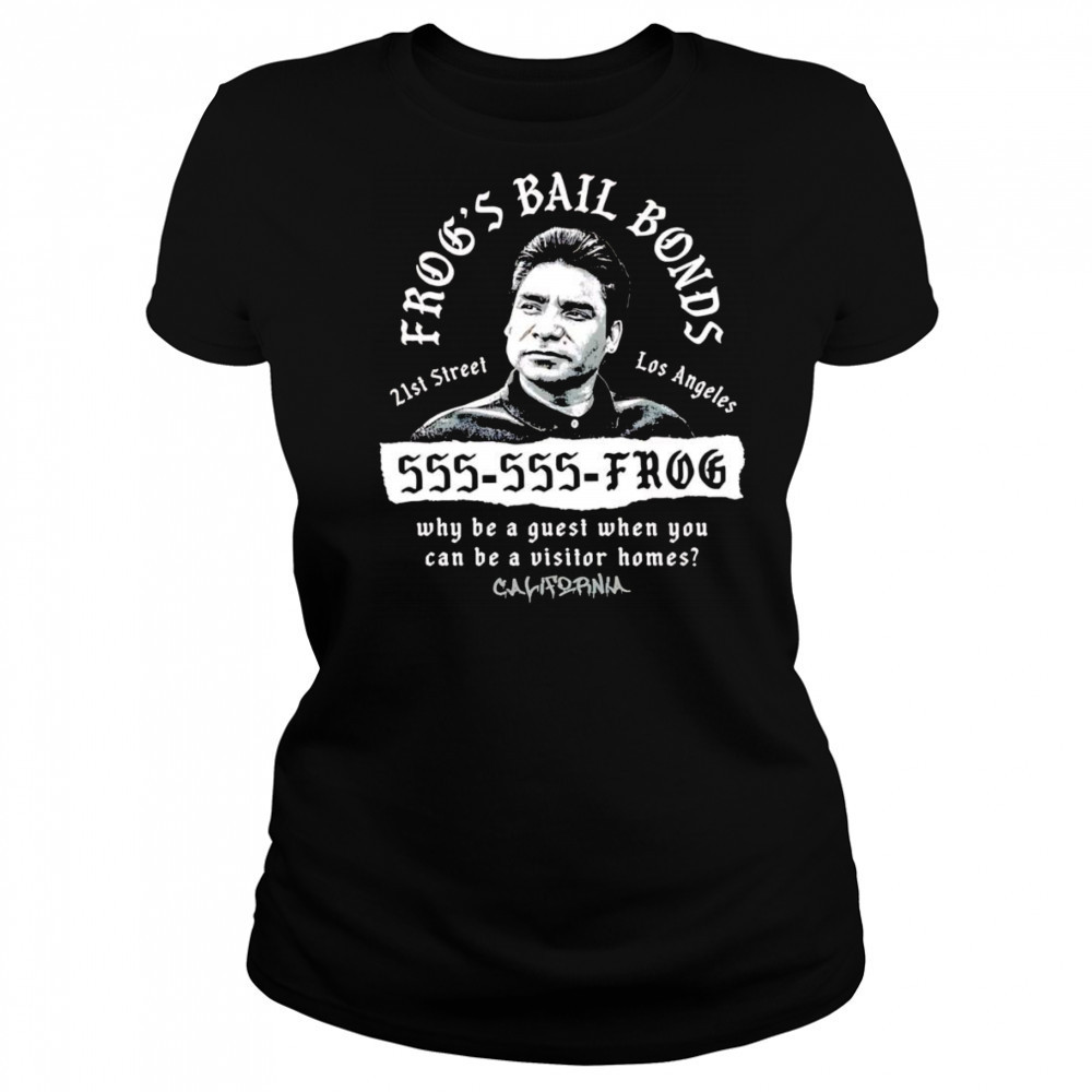 Frog’s Bail Bonds why be a guest when you can be visitor homes shirt Women's T-shirt