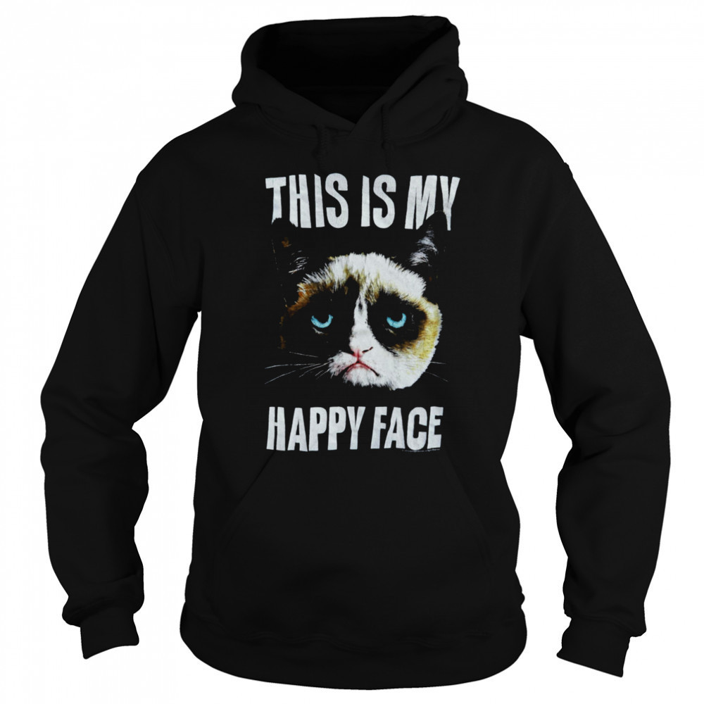 Grumpy Cat This is My Happy Face T Shirt Sweatshirt