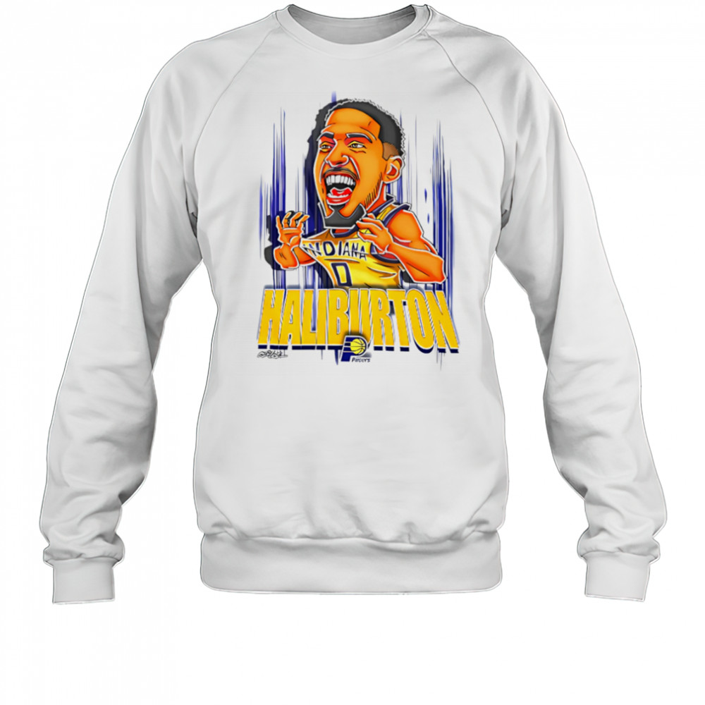 Haliburton Nba Pacers Basketball funny cartoon shirt Sweatshirt