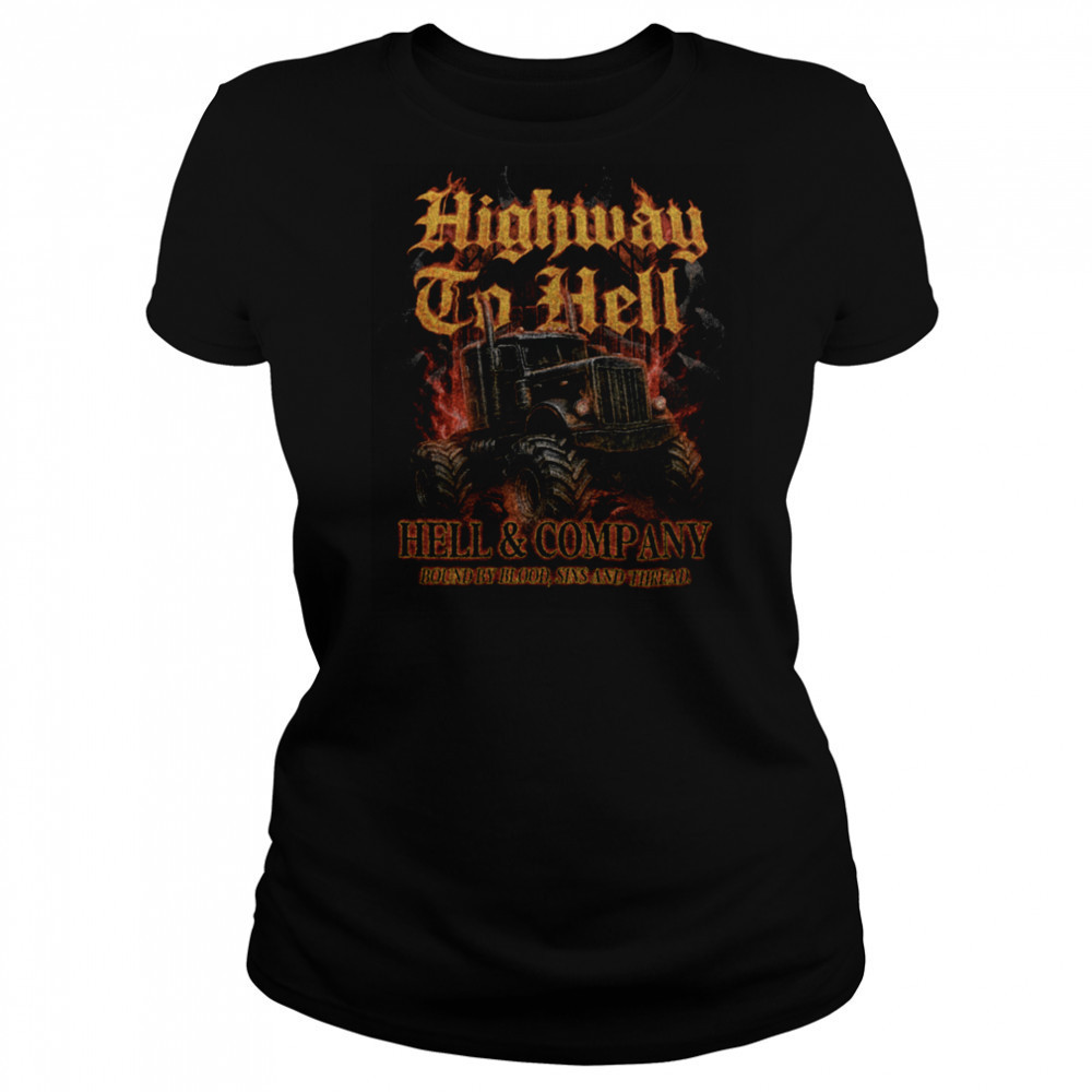 Highway To Hell Hell & Company Truck T Shirt Women's T-shirt