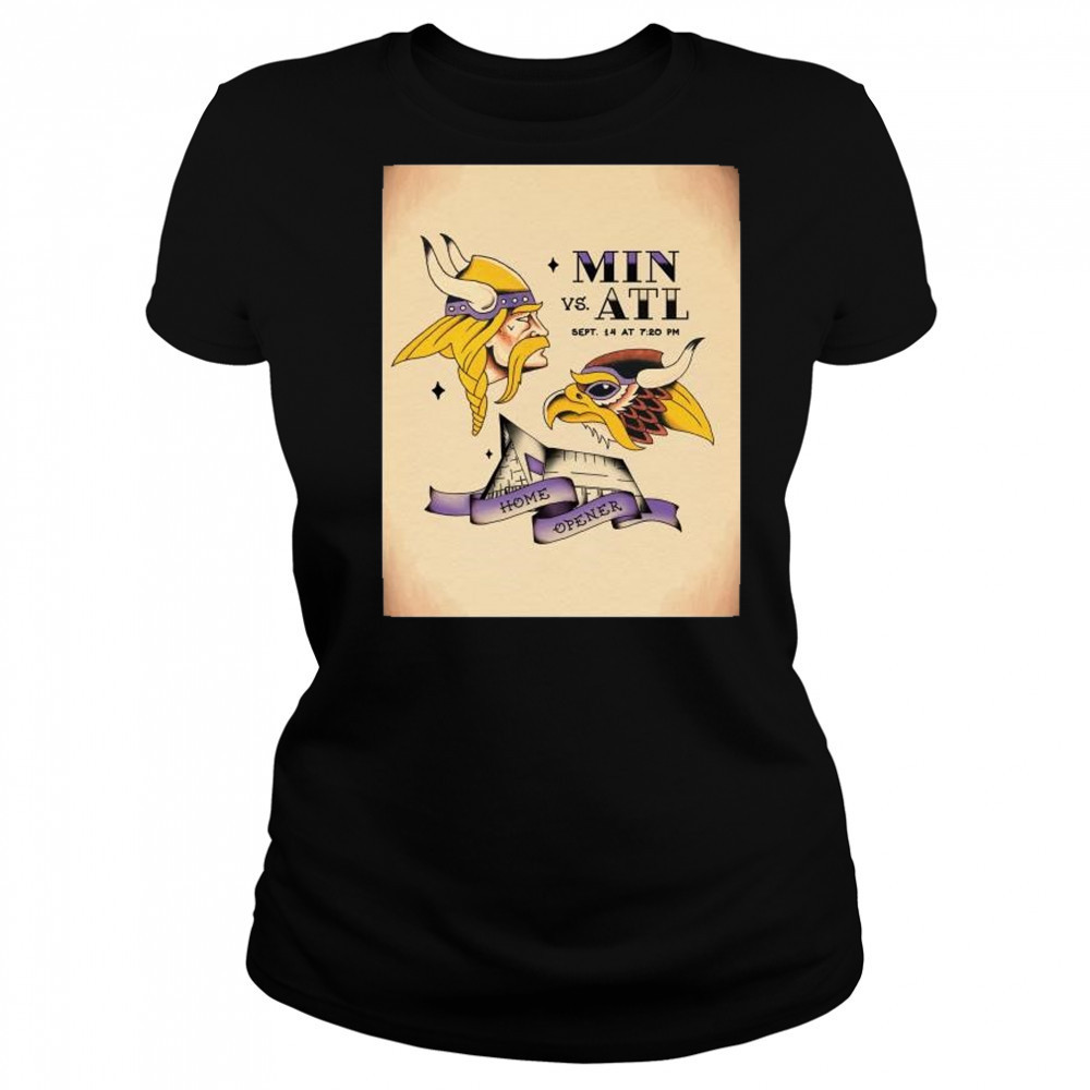 Home Opener Minnesota Vikings vs Atlanta Falcons Sept 14 2025 NFL t-shirt Women's T-shirt