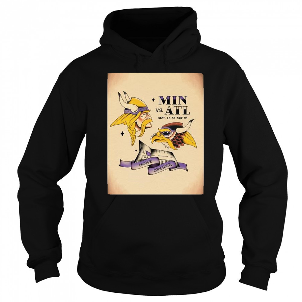 Home Opener Minnesota Vikings vs Atlanta Falcons Sept 14 2025 NFL t-shirt Sweatshirt