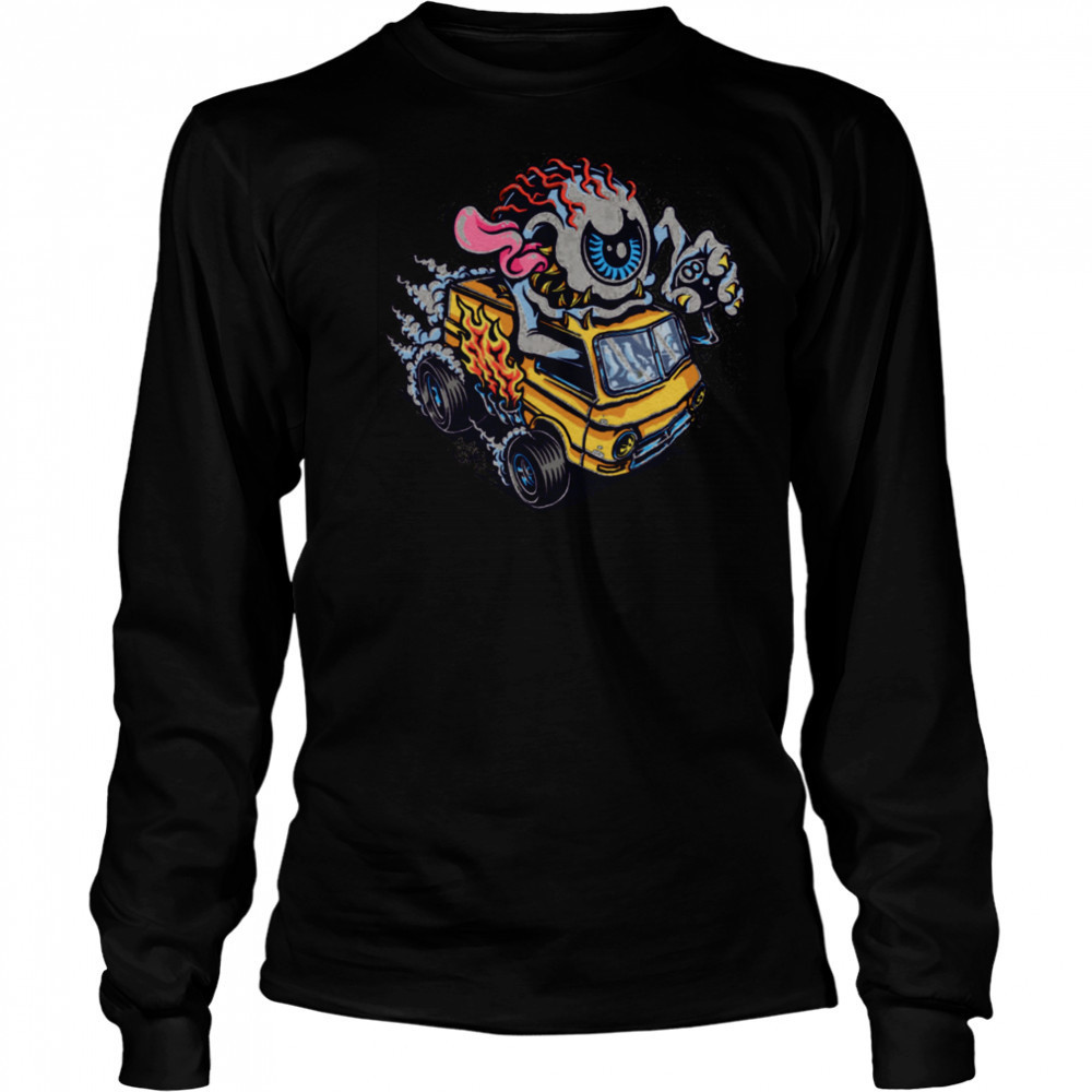 Hot Rod Eyeball Monster T Shirt Long Sleeved