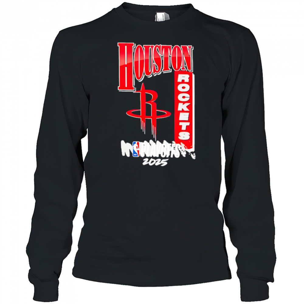 Houston Rockets Nba 2025 Playoffs shirt Long Sleeved