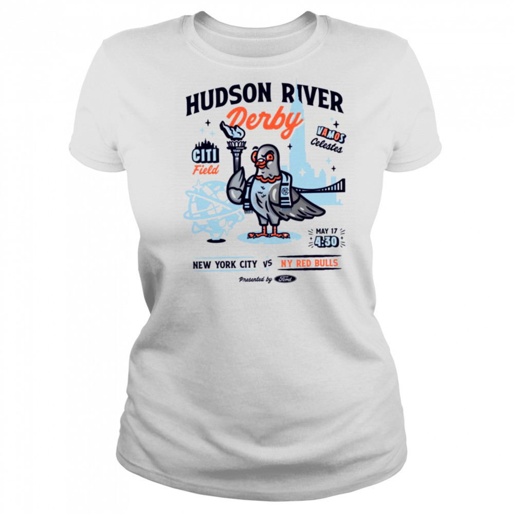 Hudson River Derby NYC Football Match T Shirt Women's T-shirt