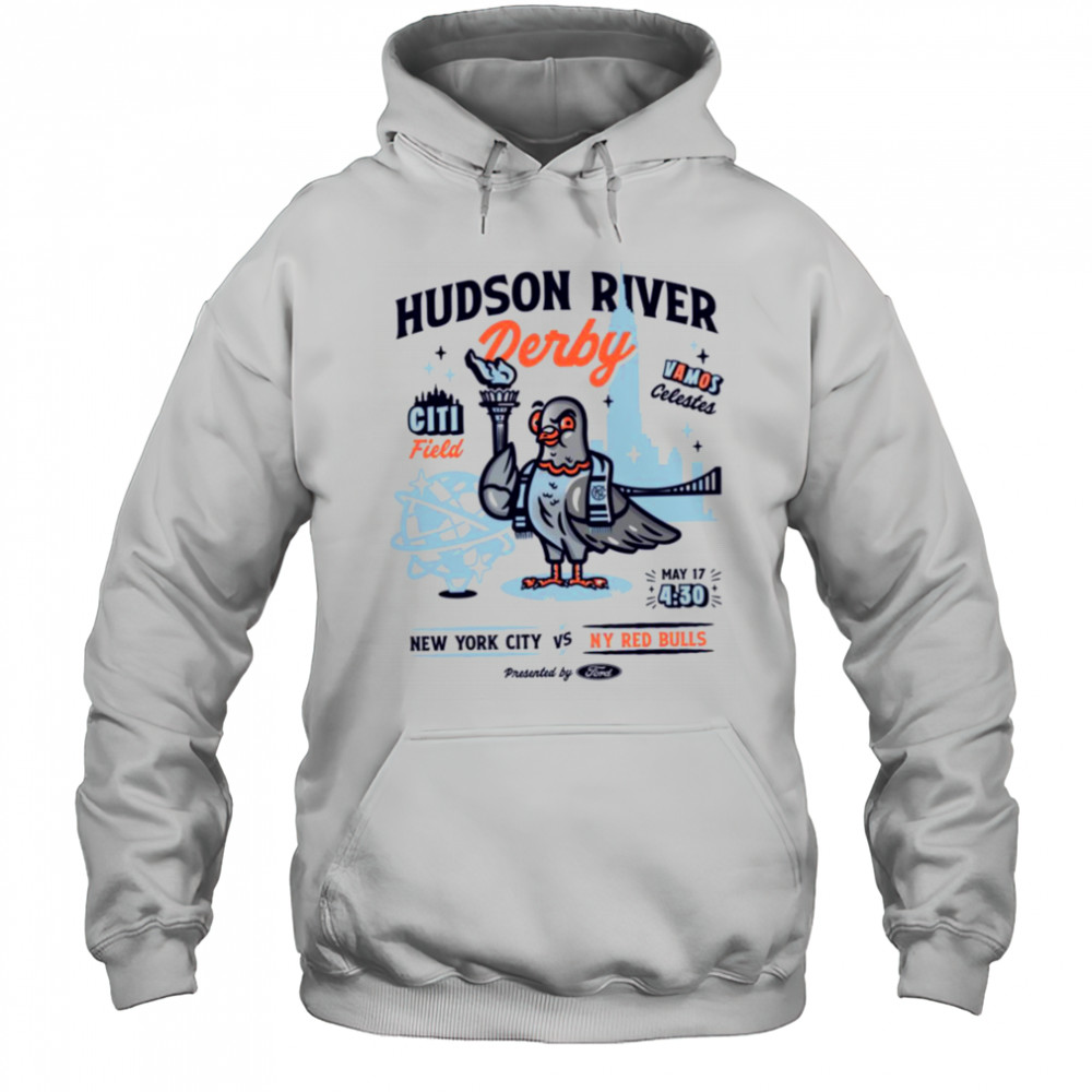 Hudson River Derby NYC Football Match T Shirt Hoodie