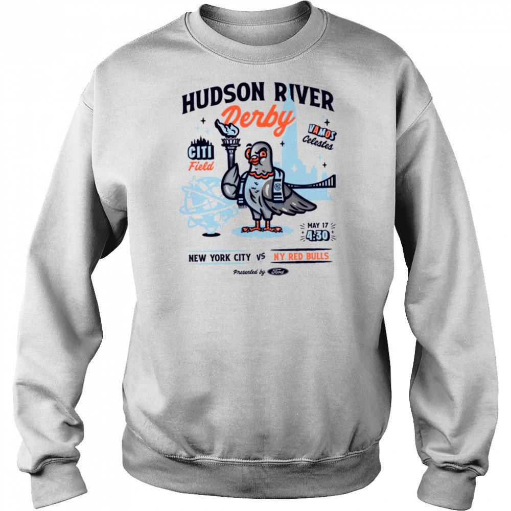 Hudson River Derby NYC Football Match T Shirt Hoodie