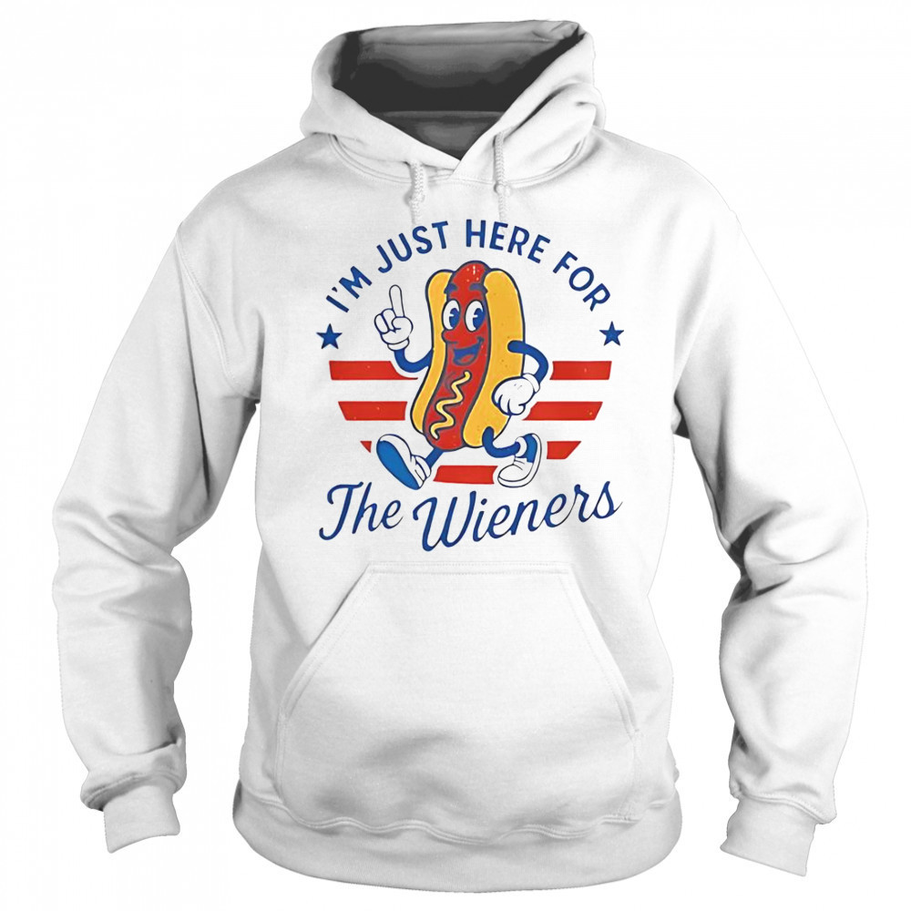 I’m Just Here For The Wieners 4th Of July Hot Dog T-Shirt Sweatshirt